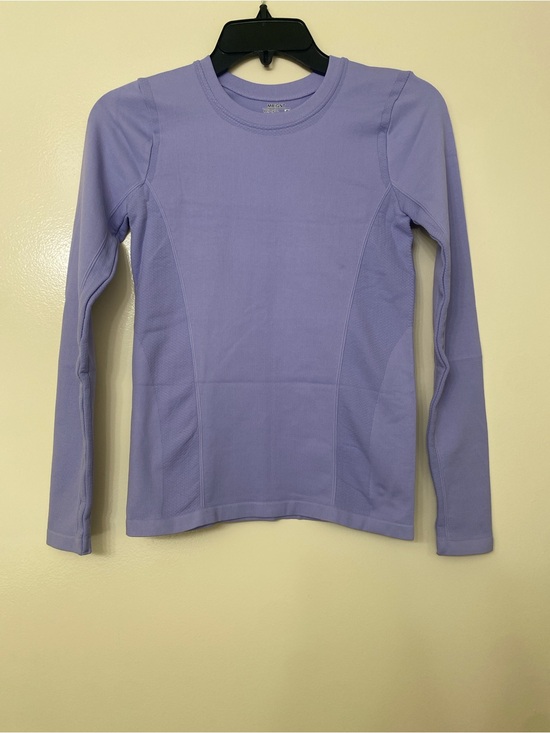 Amazon Tops - MRIGNT Lavender Ribbed Compression Tee - Small